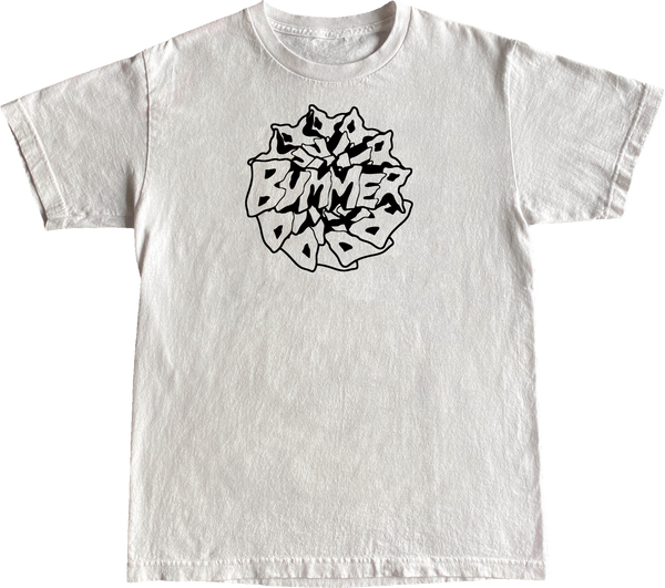 JAGGED SPIRAL TEE - WHITE